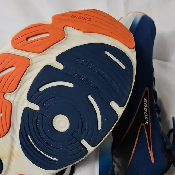 Brooks Glycerin 21 Mens Size 12 Blue Athletic Running Shoes 1104191D474 - Picture 11 of 12